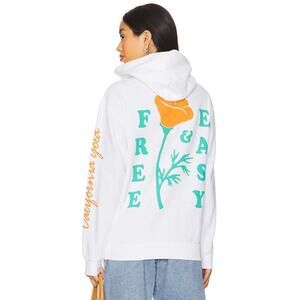Free And Easy Hooded Sweatshirt Kangaroo Pocket - M